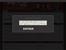 Tablet Screenshot of forum2sexe.com